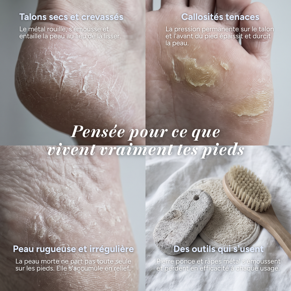 Râpe à pieds en verre - Ecovia