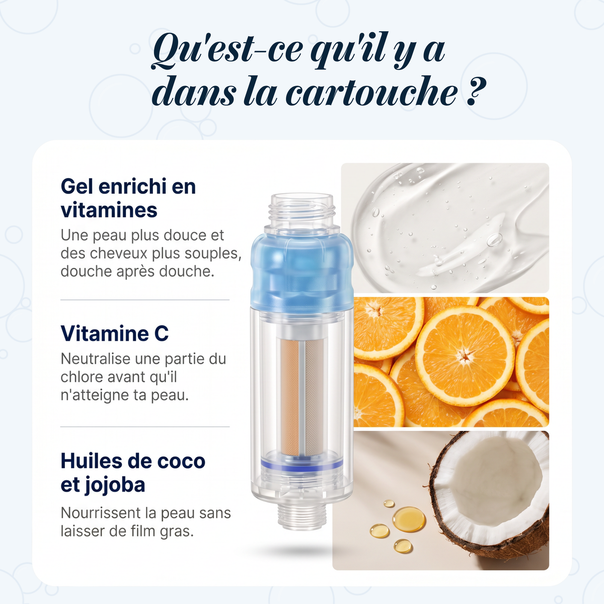 Filtre de douche Ecovia HydroShower