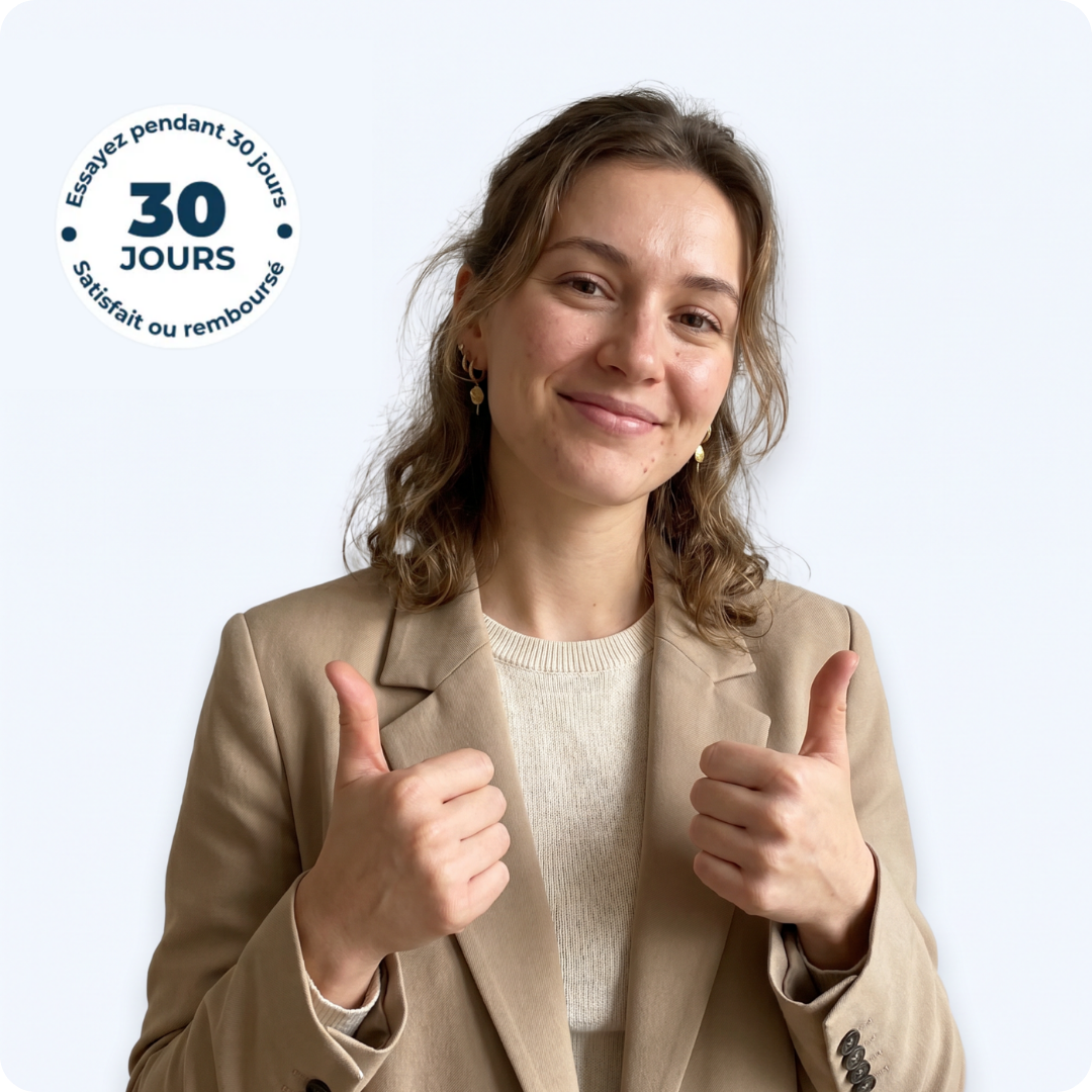 Garantie 30 jours satisfait ou remboursé