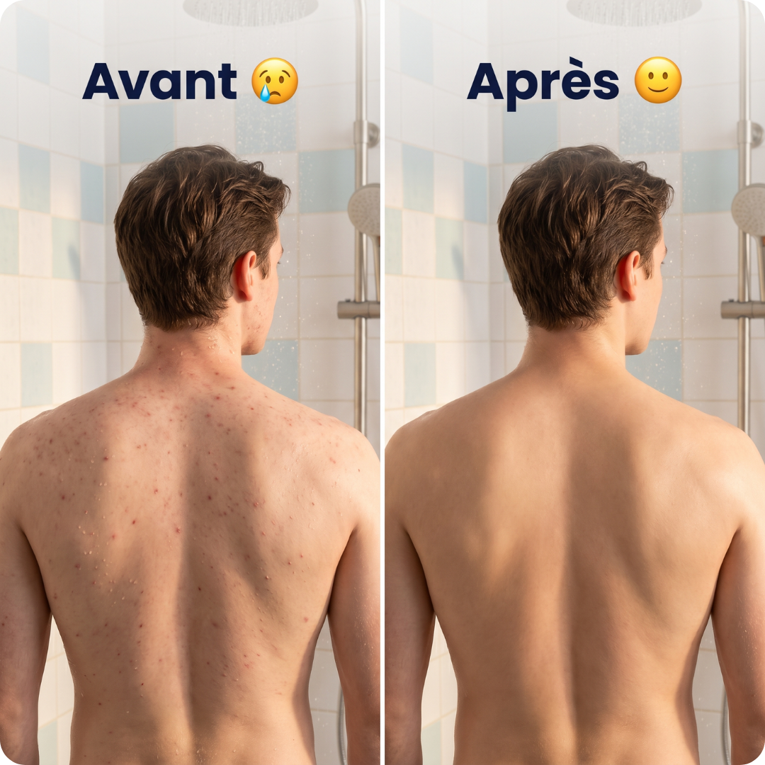 Avant / après utilisation de la serviette Ecovia