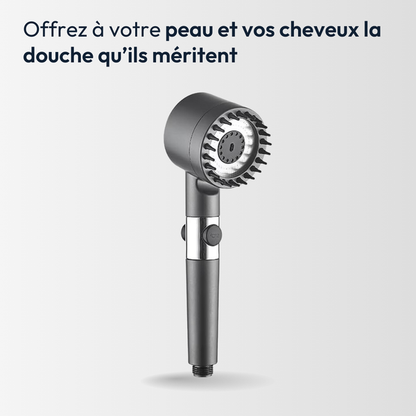 HydroShower®- Pommeau de douche 3-en-1
