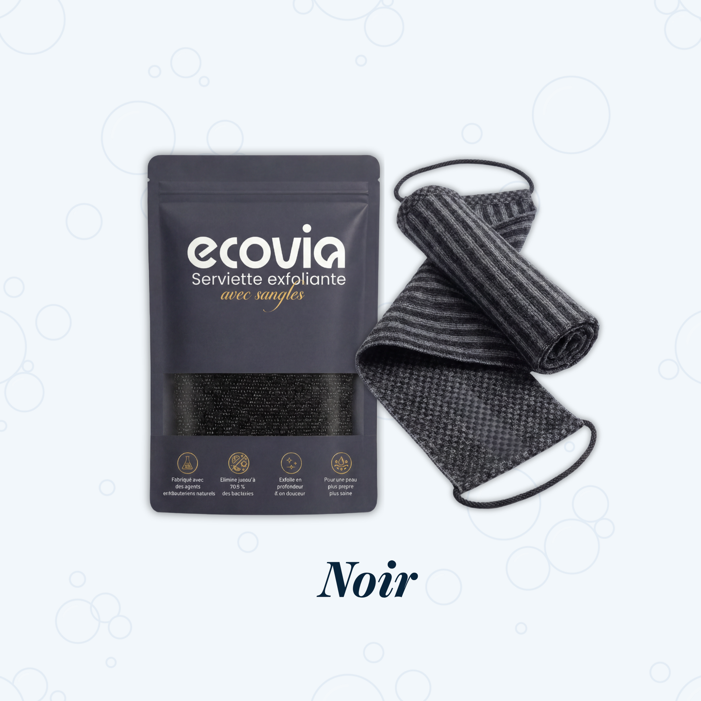 Serviette de douche exfoliante Ecovia