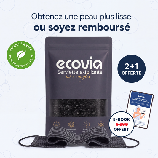 Serviette de douche exfoliante Ecovia