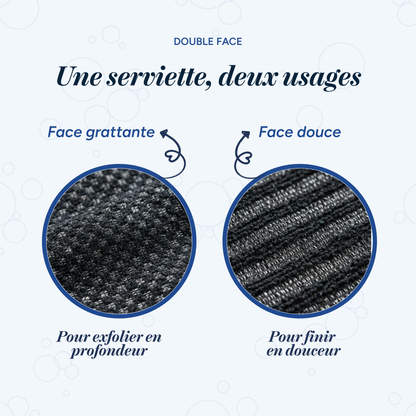Serviette de douche exfoliante Ecovia