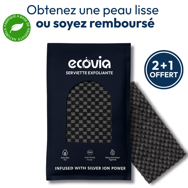Serviette de douche exfoliante Ecovia