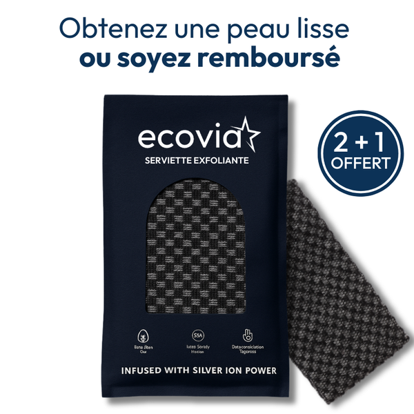 Serviette de douche exfoliante Ecovia